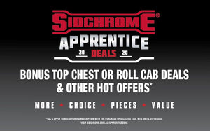 SIDCHROME 2020 Apprentice Deals Now Available