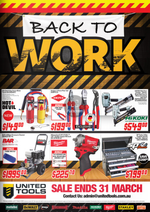United Tools Back to Work Catalogue